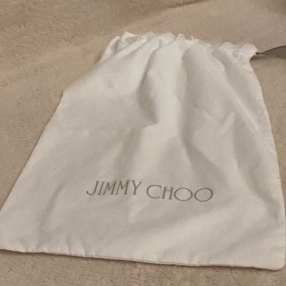 Jimmy Choo dust  bag off white color 13,5x11,5